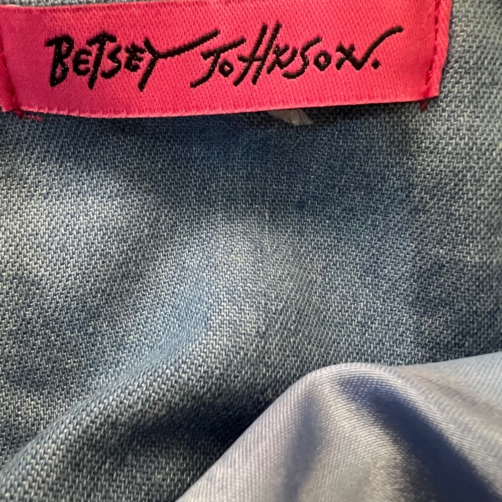 Vintage Betsey Johnson Rare 90s Archival Iridescent Sequin Duster‎ Vest Maxi M - Picture 8 of 10